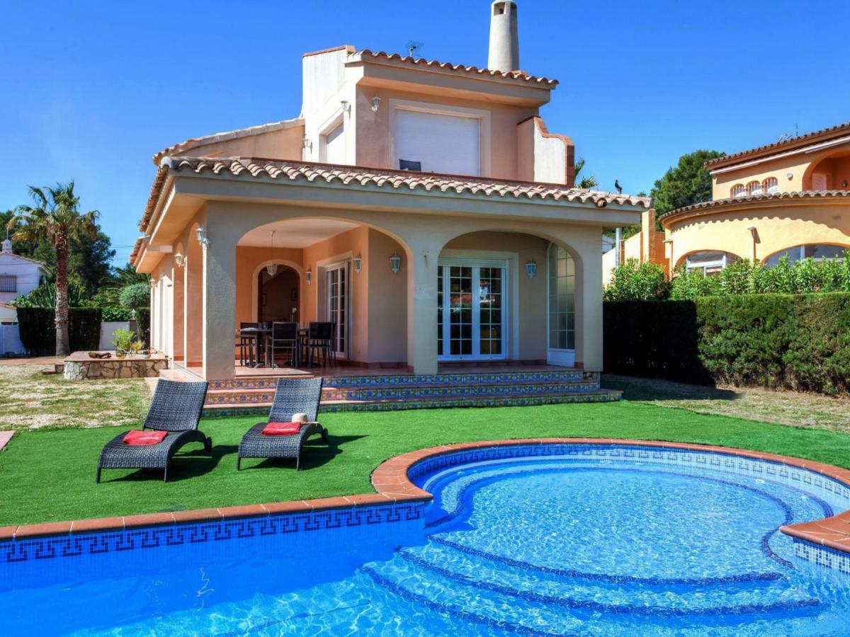 Villa Villa Caleta By Interhome Les Tres Cales Luaran gambar